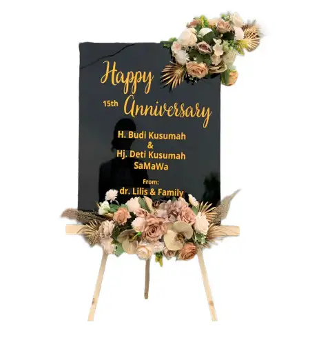 Papan Bunga Akrilik Manis Mata