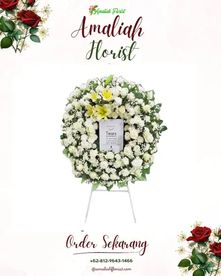 Krans Bunga Duka Manis Mata